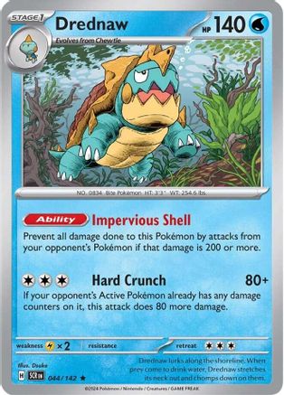 Drednaw (SCR-044) (Reverse Holofoil)