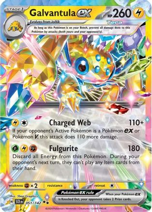 Galvantula ex (SCR-051) (Holofoil)