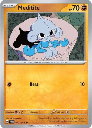 Meditite (SCR-077) (Reverse Holofoil)