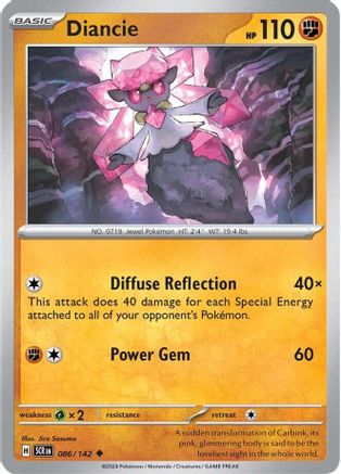 Diancie (SCR-086) (Reverse Holofoil)
