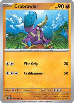 Crabrawler (SCR-087) (Reverse Holofoil)