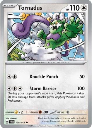Tornadus (SCR-120) (Reverse Holofoil)