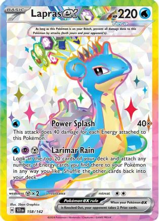 Lapras ex (SCR-158) (Holofoil)