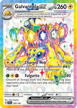 Galvantula ex (SCR-159) (Holofoil)