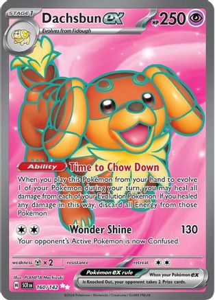 Dachsbun ex (SCR-160) (Holofoil)