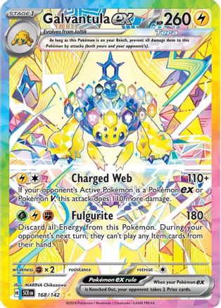 Galvantula ex (SCR-168) (Holofoil)