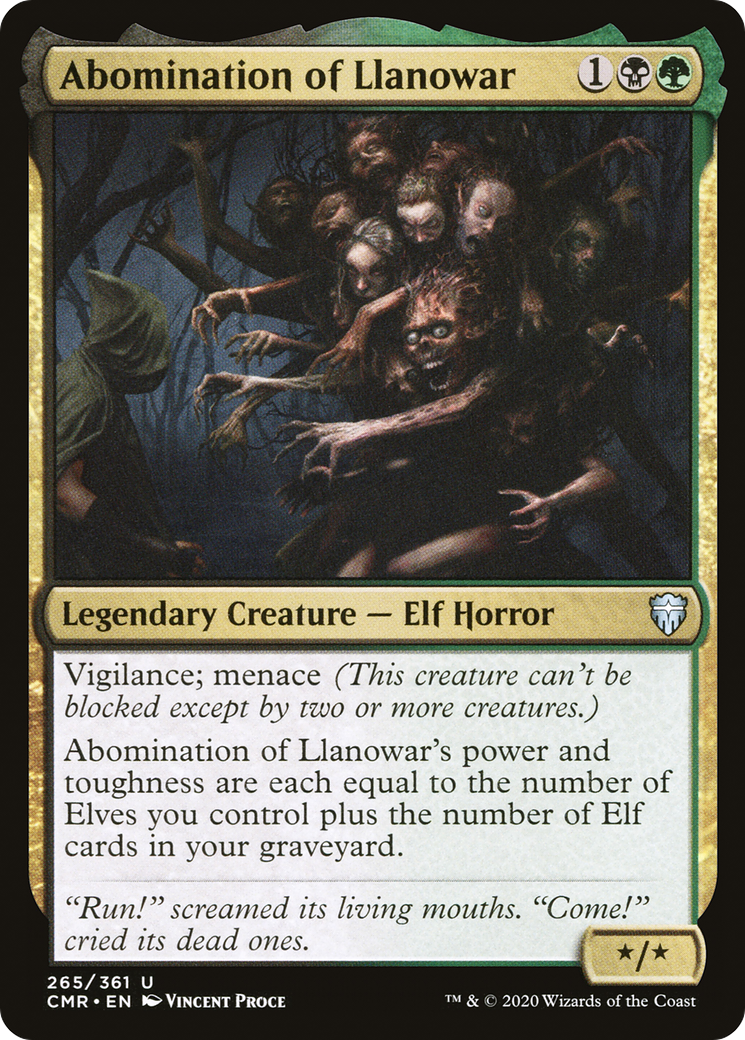 Abomination of Llanowar (CMR-265)