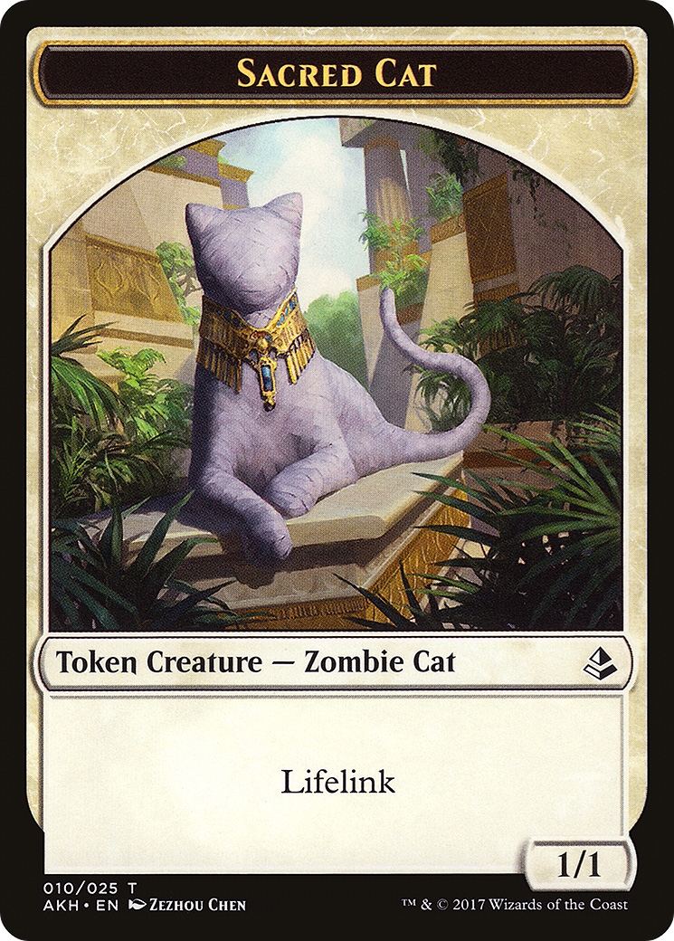 Sacred Cat Token (AKH-010)