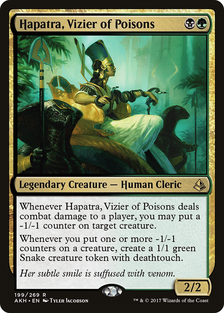 Hapatra, Vizier of Poisons (AKH-199) (Foil)