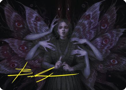 Demonic Counsel Art Card (7/54) (Gold-Stamped Signature) (ASDSK-007)
