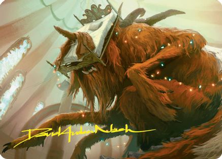 Bedhead Beastie Art Card (Gold-Stamped Signature) (ASDSK-011)