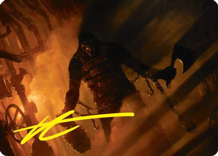 Boilerbilges Ripper Art Card (Gold-Stamped Signature) (ASDSK-012)