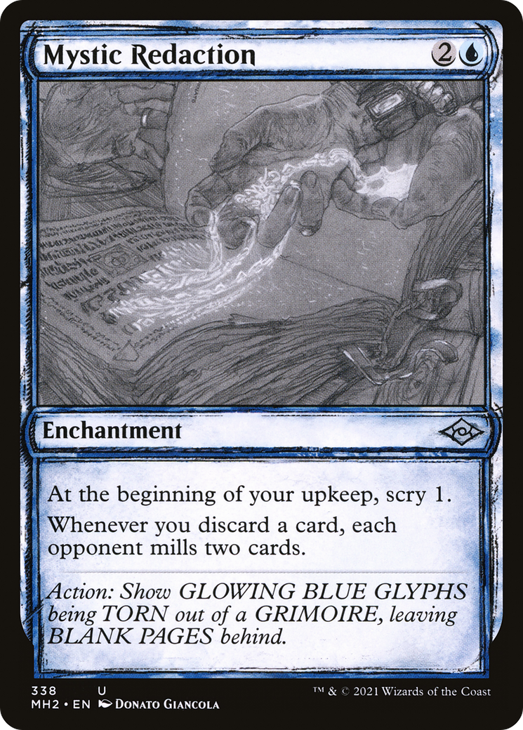 Mystic Redaction (MH2-338) (Showcase) (Foil)