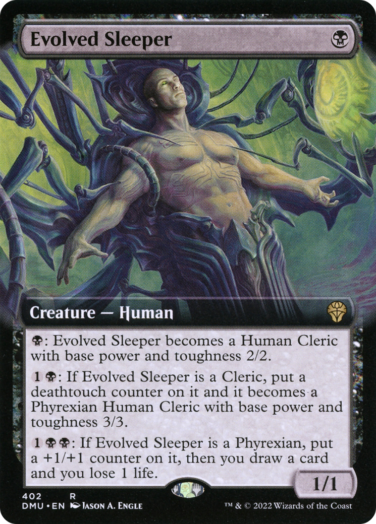 Evolved Sleeper (DMU-402) (Extended Art) (Foil)
