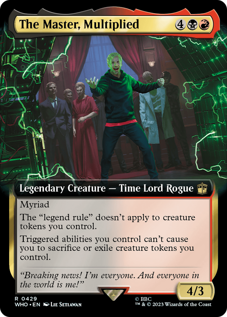 The Master, Multiplied (WHO-429) (Extended Art)