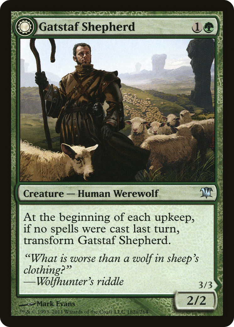 Gatstaf Shepherd // Gatstaf Howler (ISD-182) (Foil)