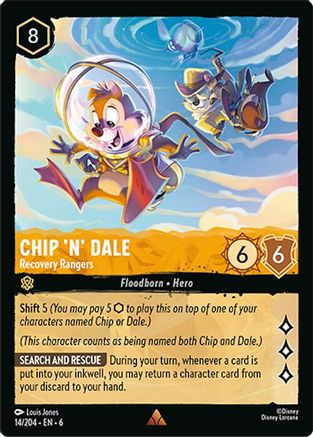 Chip 'n' Dale - Recovery Rangers (6-014) (Cold Foil)