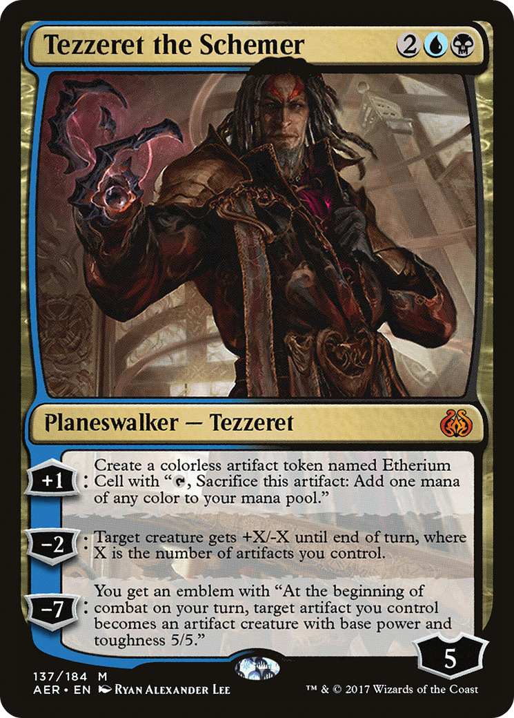 Tezzeret the Schemer (AER-137) (Foil)