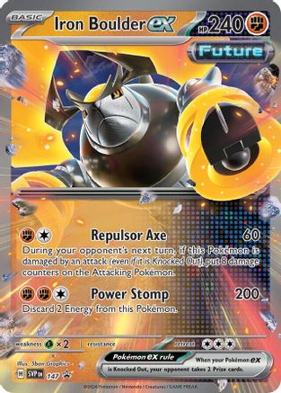 Iron Boulder ex (SVP-147) (Holofoil)