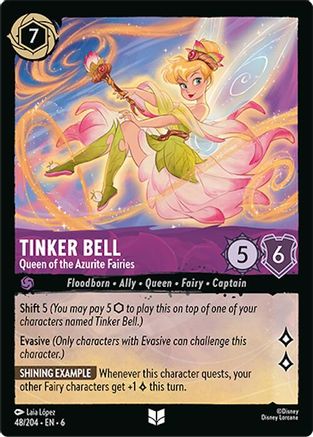 Tinker Bell - Queen of the Azurite Fairies (6-048)