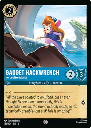 Gadget Hackwrench - Perceptive Mouse (6-151) (Cold Foil)