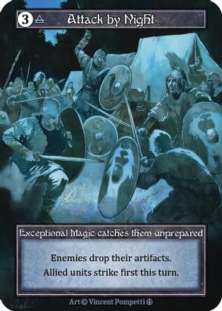 Attack by Night (Foil) [Arthurian Legends]