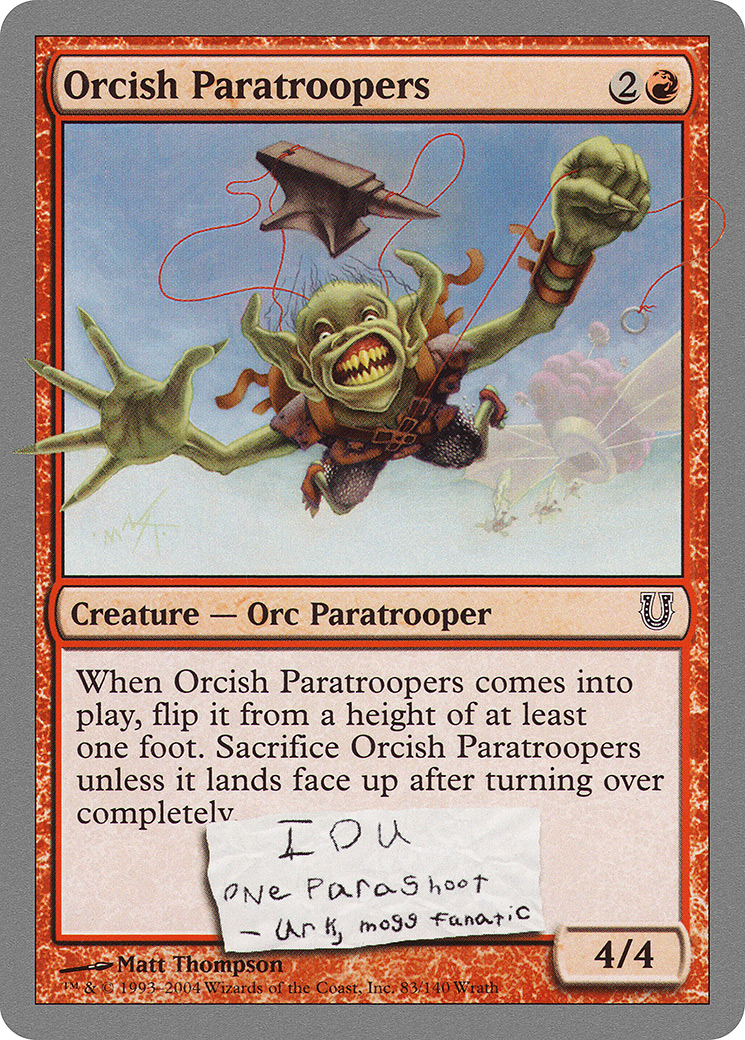Orcish Paratroopers (UNH-083) (Foil)