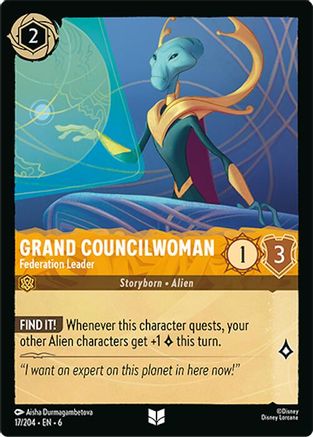 Grand Councilwoman - Federation Leader (6-017)
