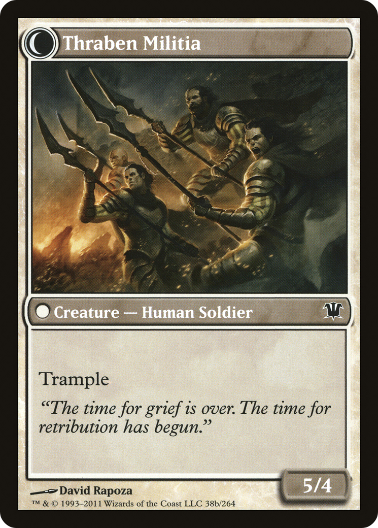 Thraben Sentry // Thraben Militia (ISD-038) (Foil)