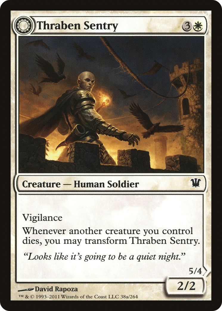 Thraben Sentry // Thraben Militia (ISD-038) (Foil)