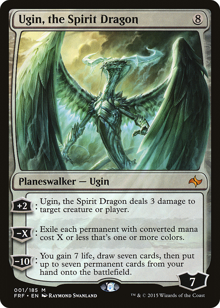 Ugin, the Spirit Dragon (FRF-001) (Foil)