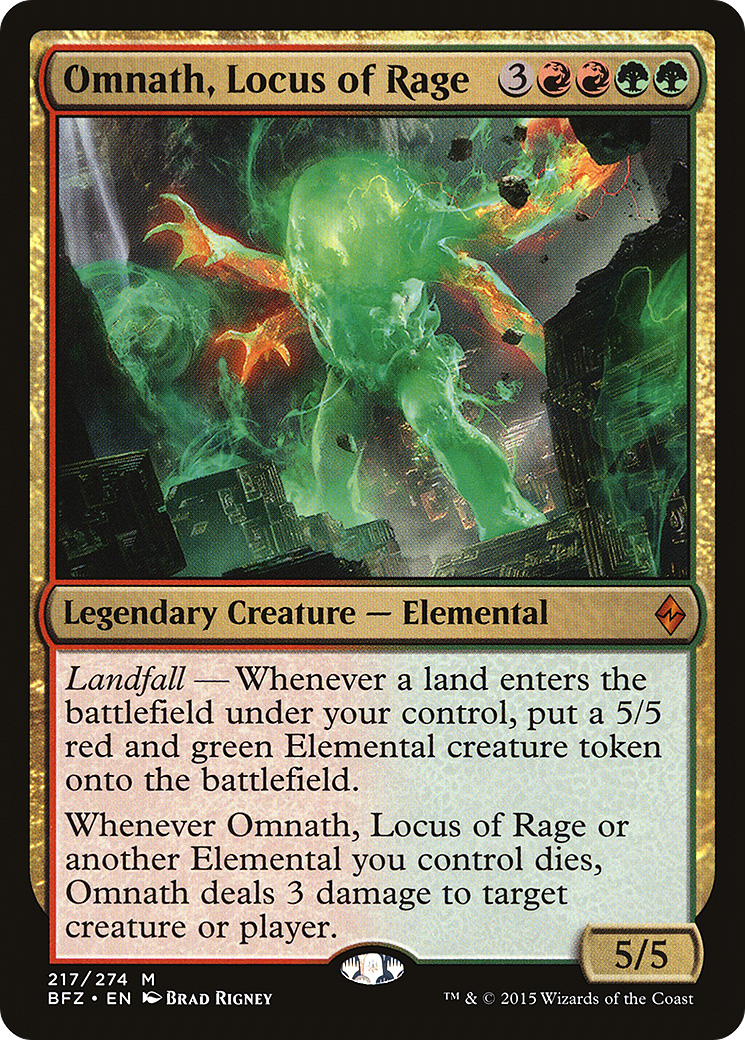 Omnath, Locus of Rage (BFZ-217)