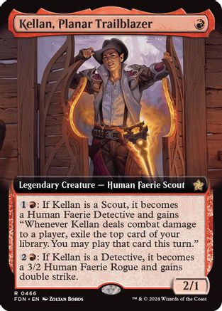 Kellan, Planar Trailblazer (Extended Art) (FDN-466)