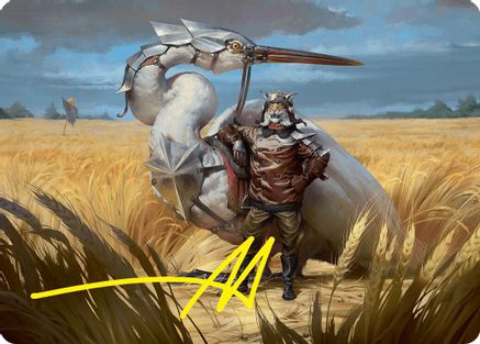 Skyknight Squire Art Card (4/54) (Gold-Stamped Signature) (ASFDN-004)