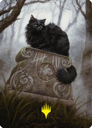 Nine-Lives Familiar 2 Art Card (36/54) (Gold-Stamped Planeswalker Symbol) (ASFDN-036)