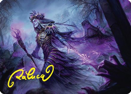 Zul Ashur, Lich Lord Art Card (10/54) (Gold-Stamped Signature) (ASFDN-010)