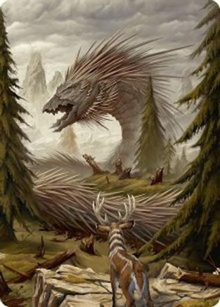Quilled Greatwurm Art Card (44/54) (ASFDN-044)