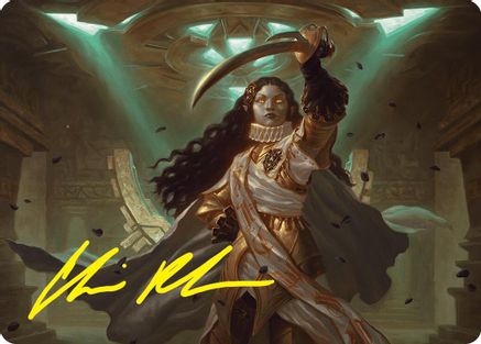 Elenda, Saint of Dusk Art Card (15/54) (Gold-Stamped Signature) (ASFDN-015)