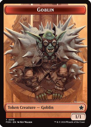 Goblin // Insect Double-Sided Token (FDN-18 // 21)