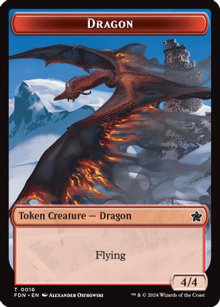 Dragon (0016) // Dragon (0017) Double-Sided Token (FDN-16 // 17)