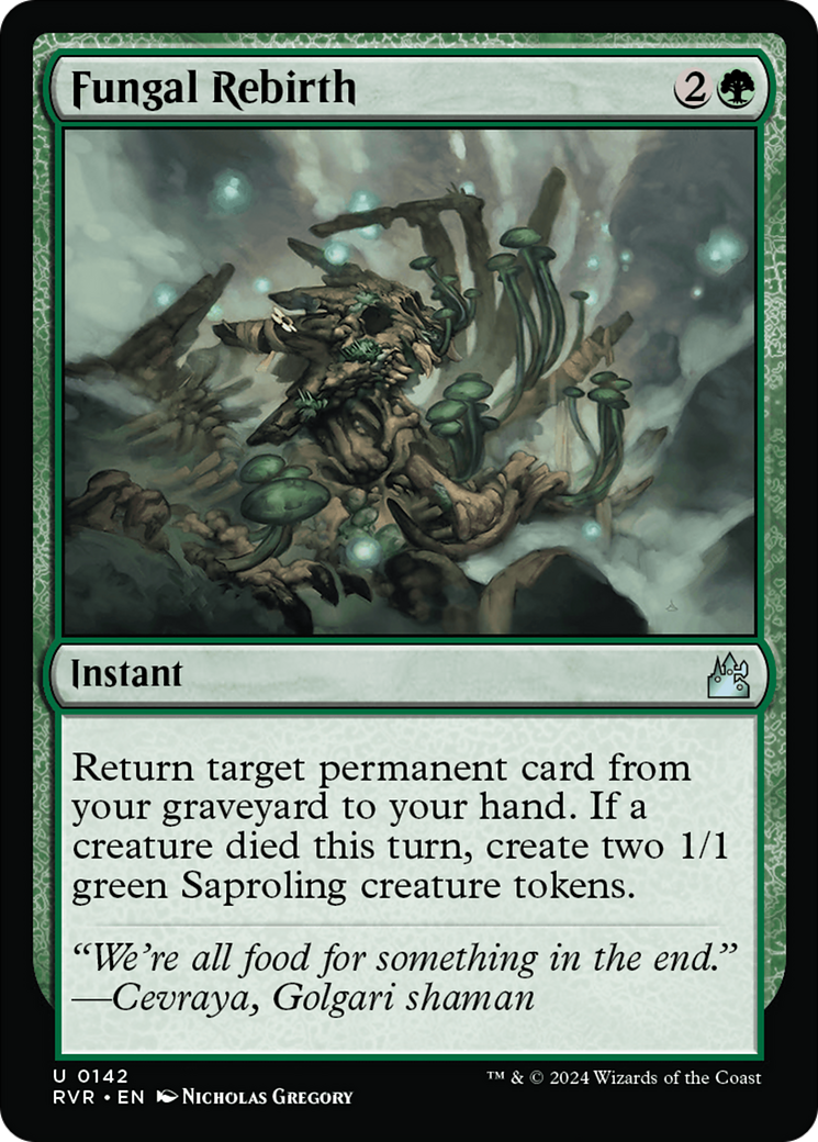 Fungal Rebirth (RVR-142) (Foil)