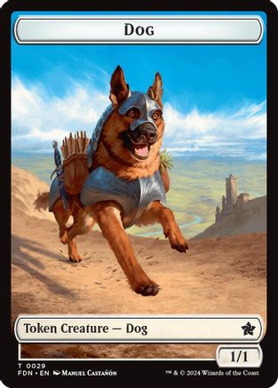 Dog // Beast (0032) Double-Sided Token (FDN-29 // 32)