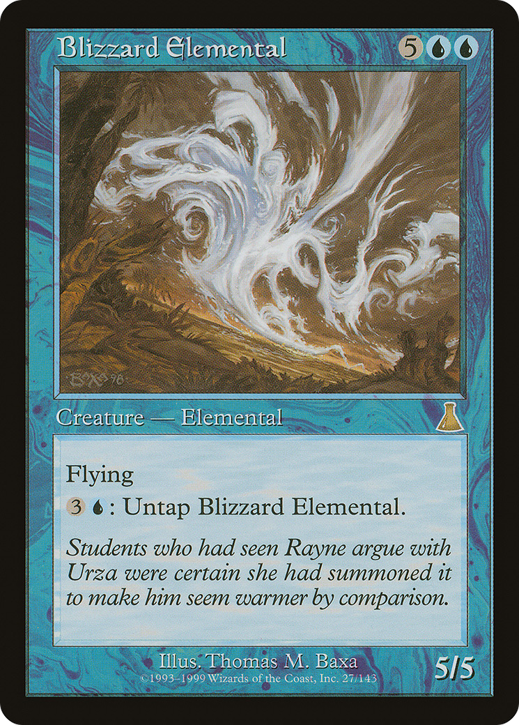 Blizzard Elemental (UDS-027) (Foil)