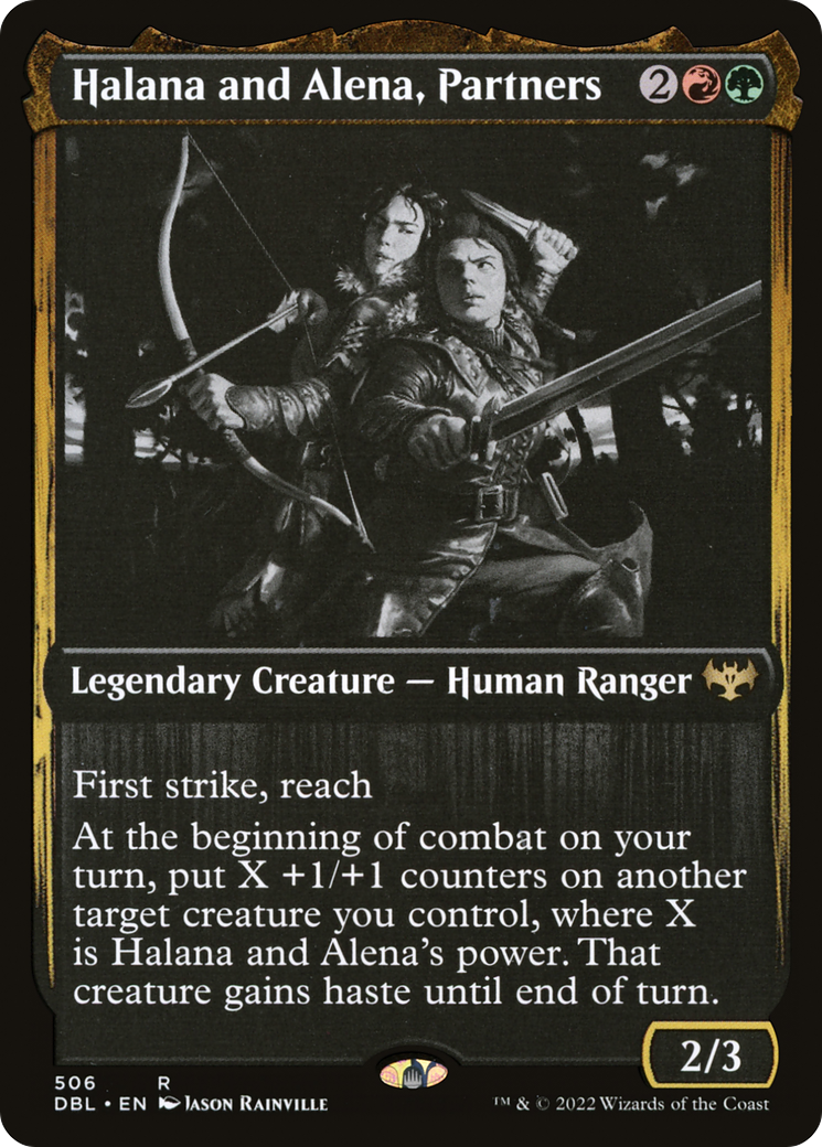Halana and Alena, Partners (DBL-506) (Foil)