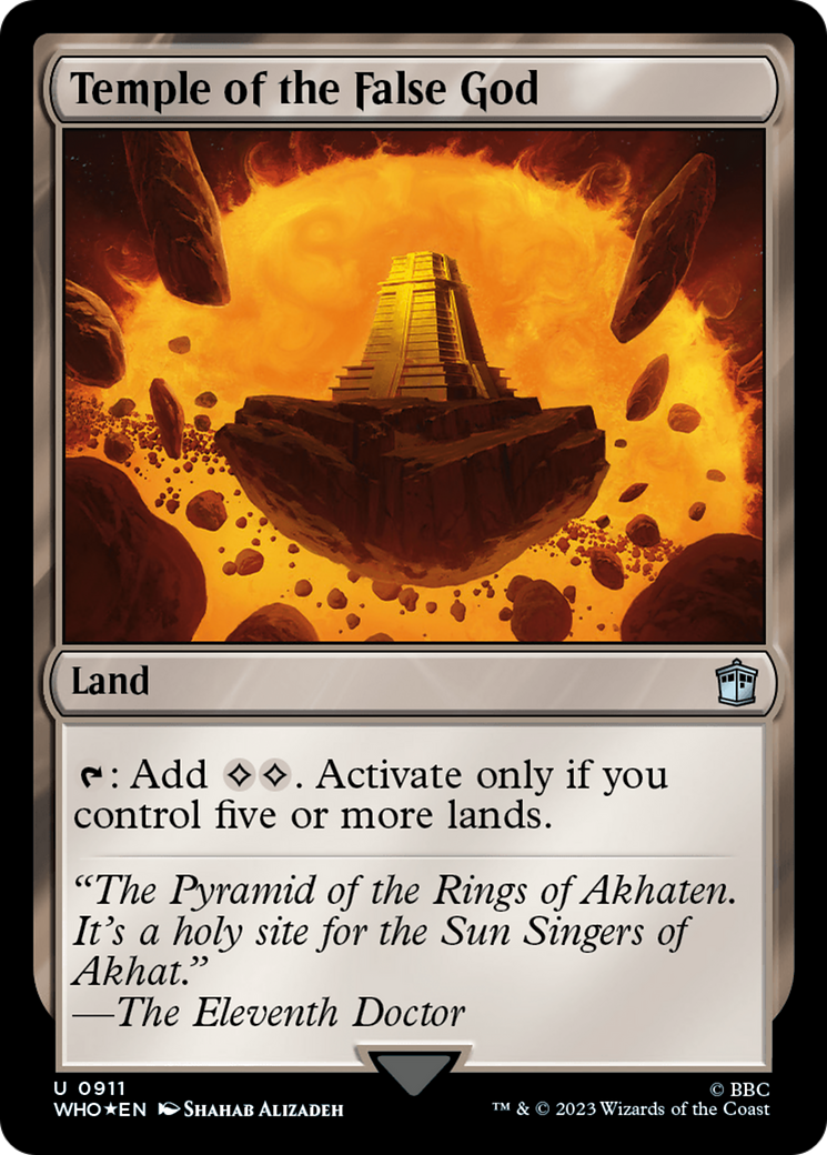 Temple of the False God (WHO-911) (Surge Foil)