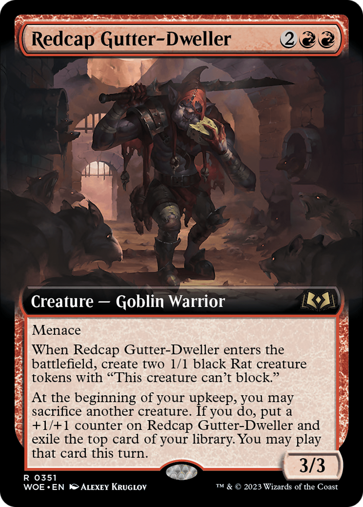 Redcap Gutter-Dweller (WOE-351) (Extended Art)