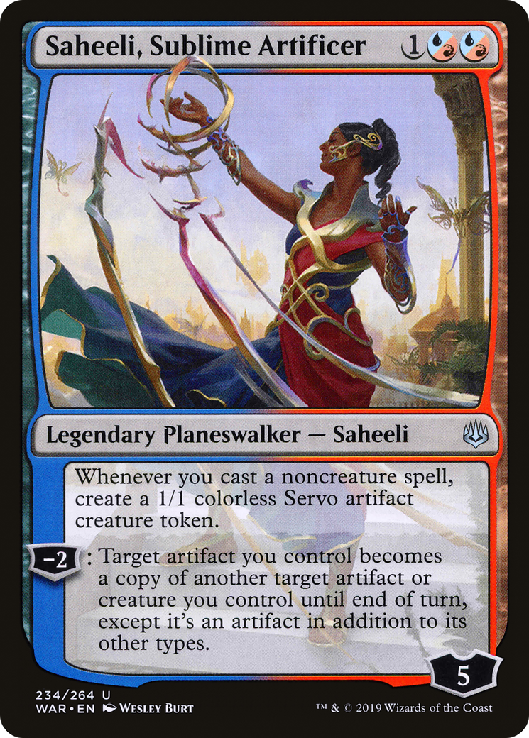 Saheeli, Sublime Artificer (WAR-234) (Foil)