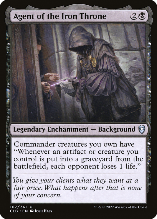 Agent of the Iron Throne (CLB-107) (Foil)
