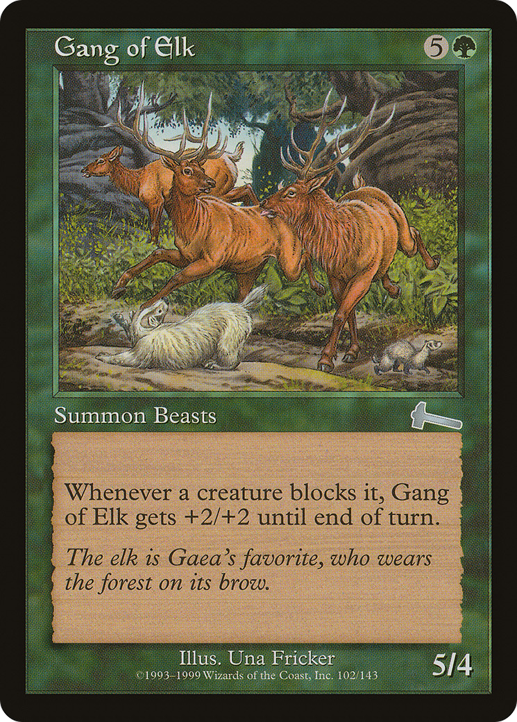 Gang of Elk (ULG-102) (Foil)