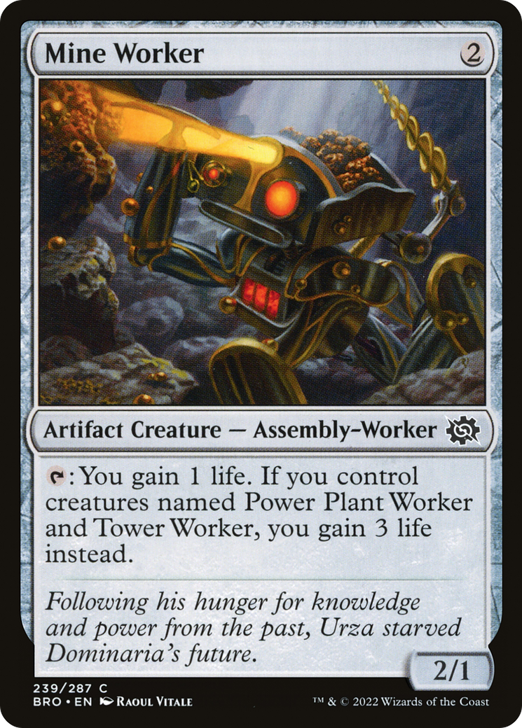 Mine Worker (BRO-239) (Foil)